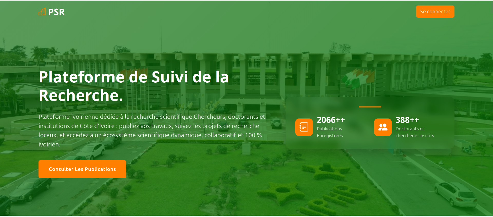 Plateforme de Suivie des Recherches (PSR)